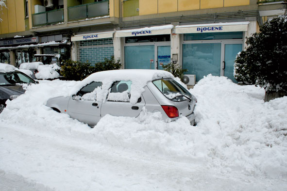 Diogene sotto la neve Diogene sotto la neve