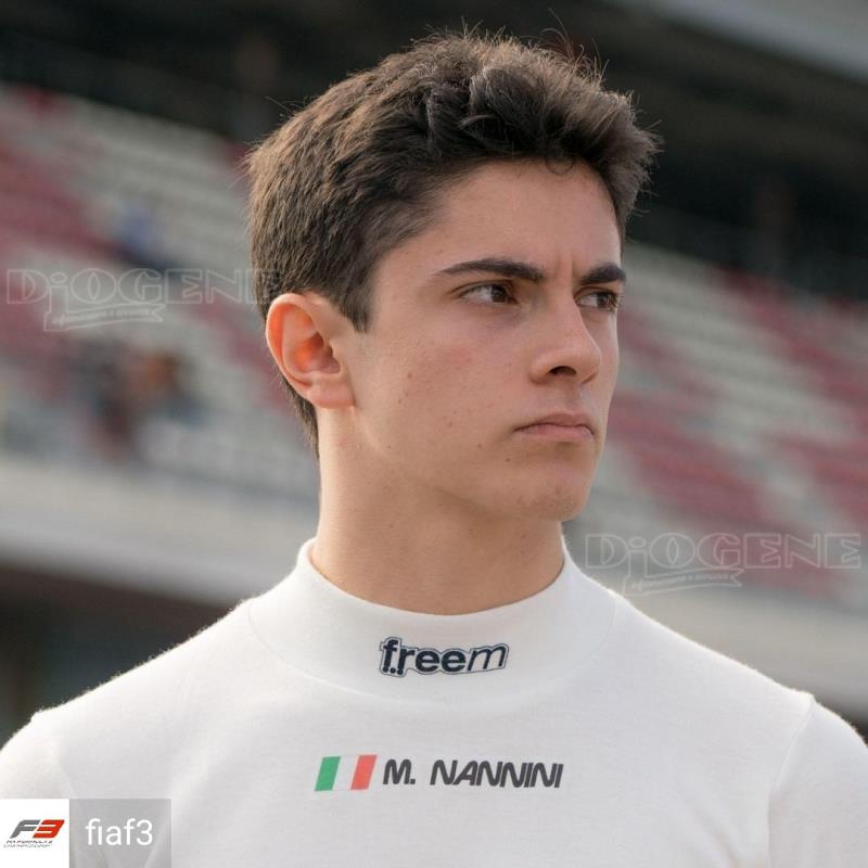 Matteo Nannini prenderà parte a tutto il FIA Formula 3 Championship 