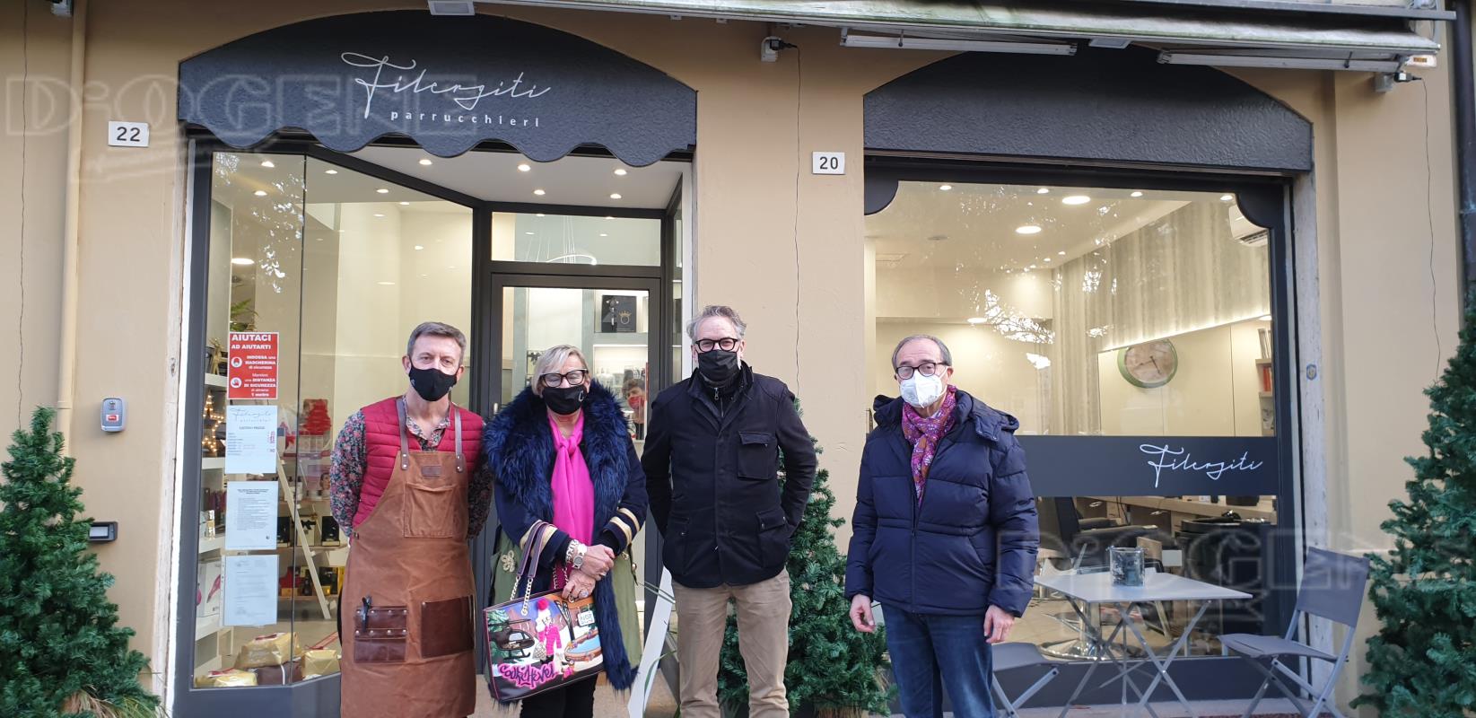 I commercianti di via Maurizio Quadrio a fianco del Lions Club Forlì Host contro la violenza sulle donne 