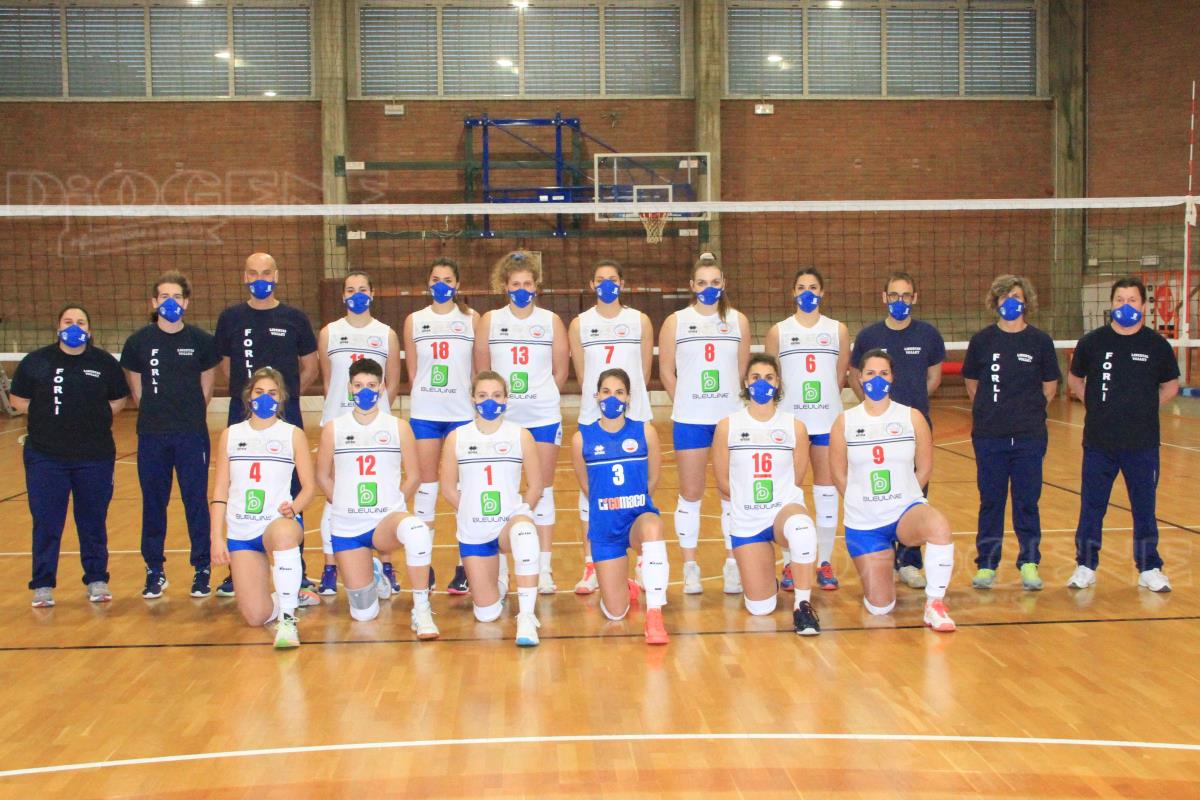 Prima sconfitta stagionale per la Bleuline Libertas volley Forlì