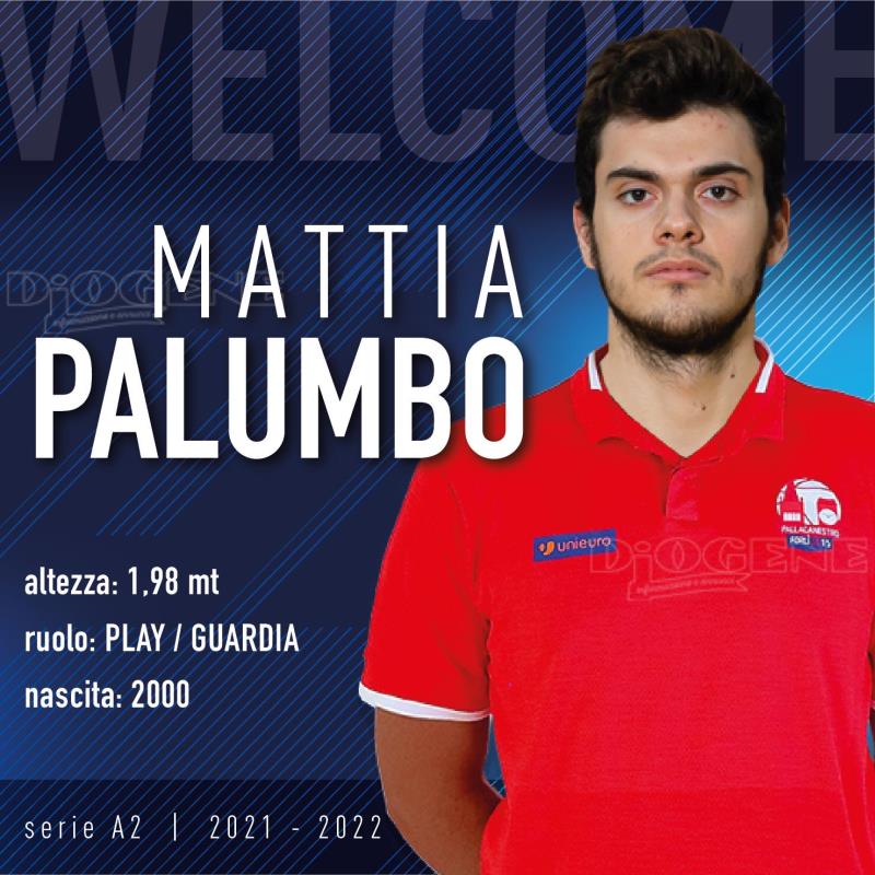 Pallacanestro 2.015 dà il benvenuto a Mattia Palumbo