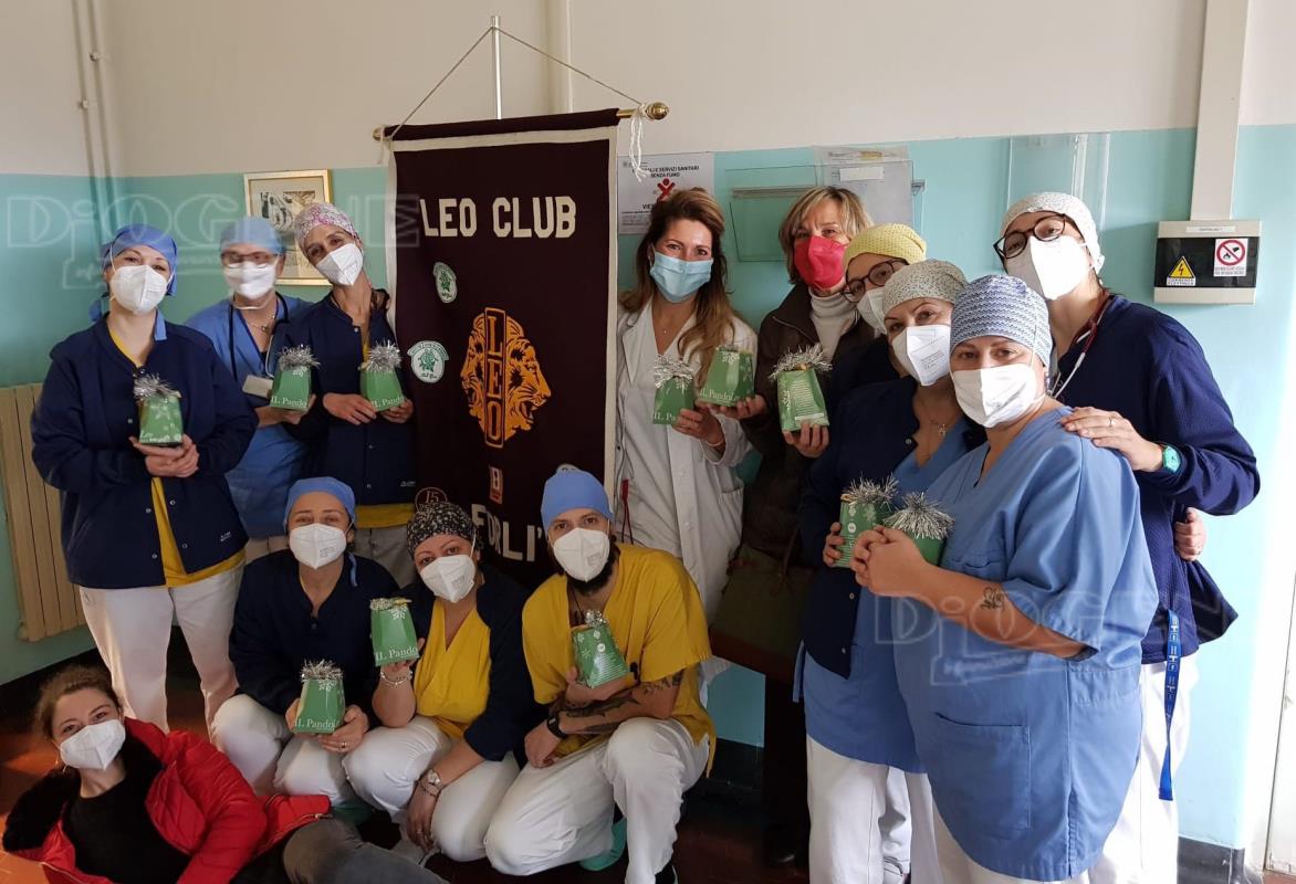 Donazione del Leo Club Forlì al reparto Geriatra del Morgagni-Pierantoni