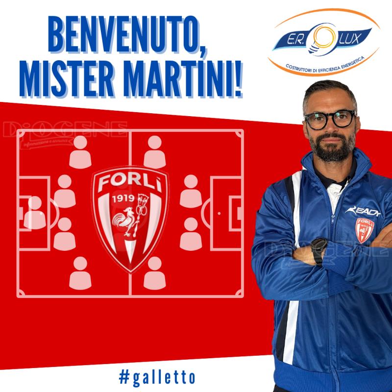 Marco Martini è il nuovo allenatore del Forlì Football Club!