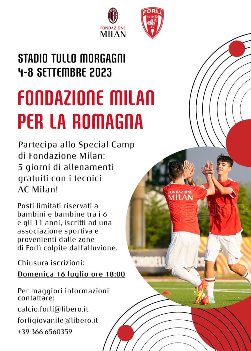 Special Camp in collaborazione con Milan