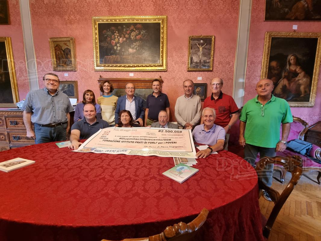 Donati 2.500 euro alla Fondazione Istituto Prati di Forlì 