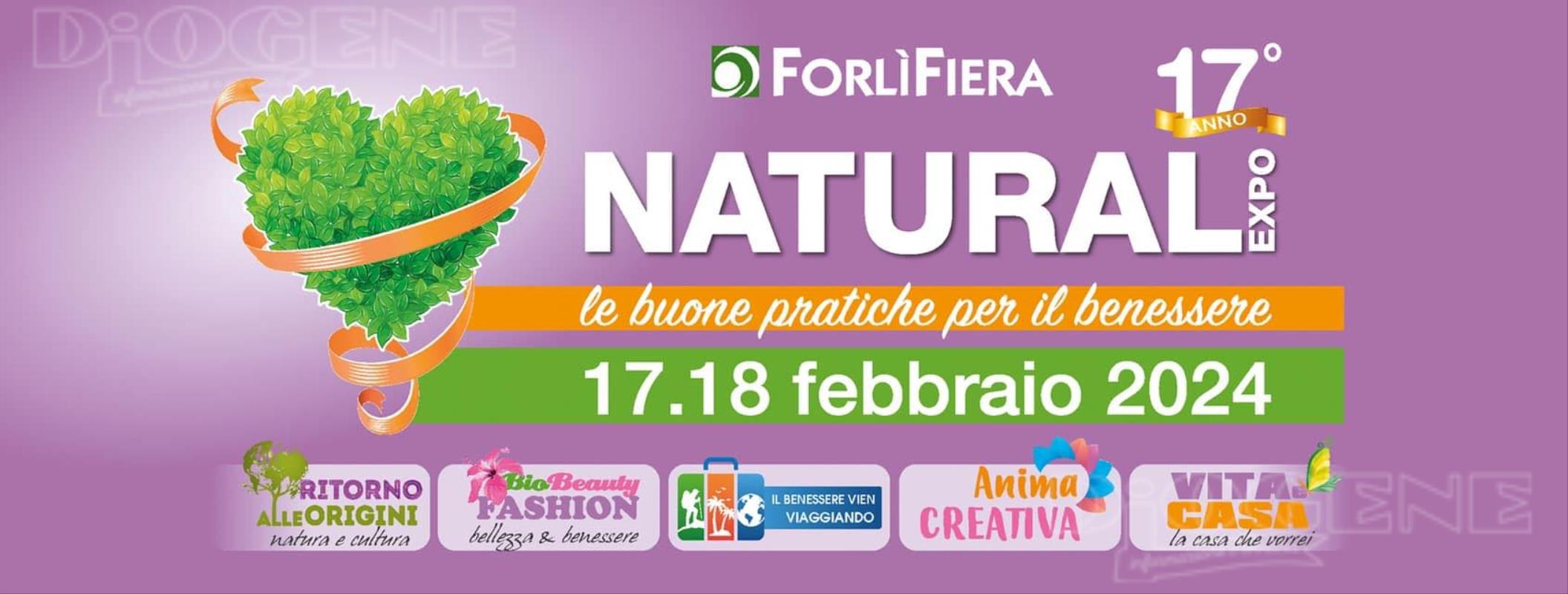 Dal 17 al 18 Febbraio alla Fiera di Forlì arriva la 17ª edizione di Natural Expo 