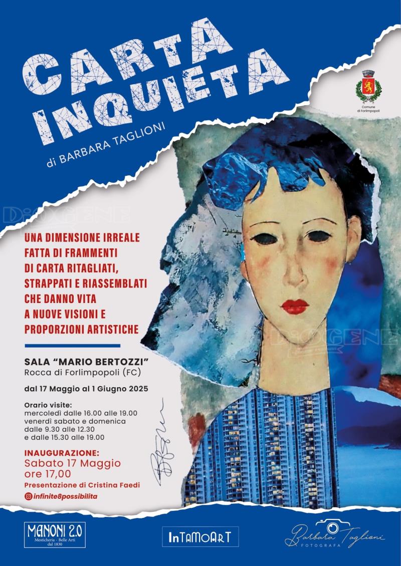 Forlimpopoli: inaugurazione della mostra Carta inquieta di Barbara Taglioni 